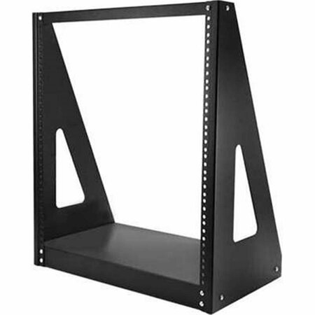 DYNAMICFUNCTION 12U Heavy Duty 2-Post Open Frame Server Rack, Black DY328357